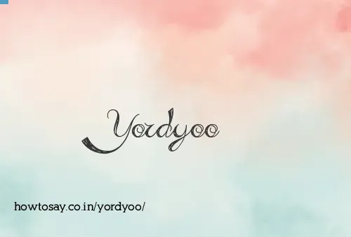 Yordyoo