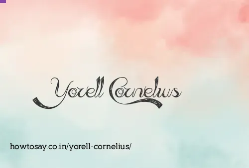 Yorell Cornelius