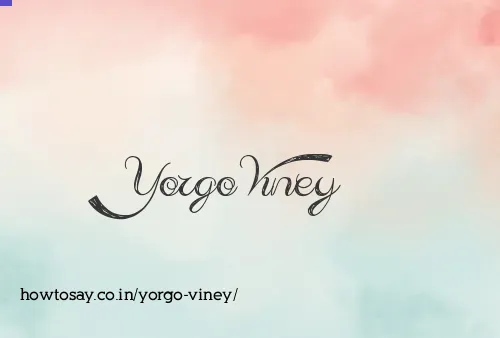 Yorgo Viney