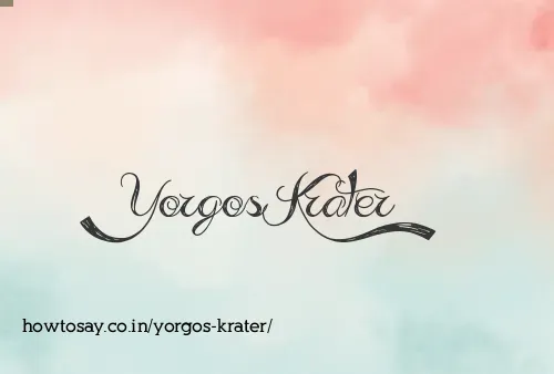 Yorgos Krater