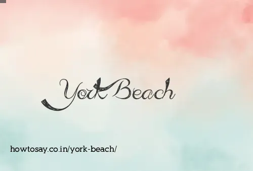 York Beach