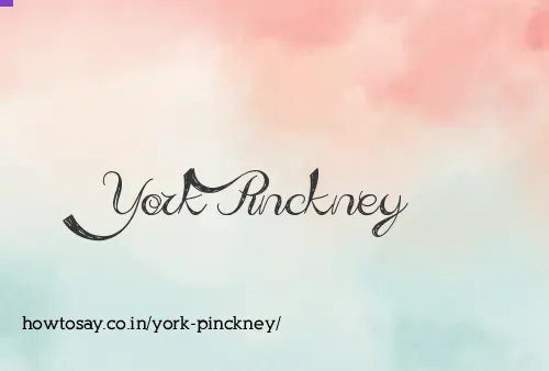 York Pinckney