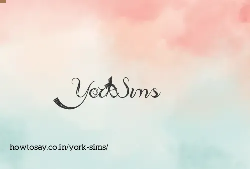 York Sims