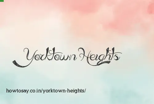 Yorktown Heights