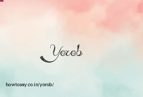 Yorob