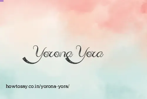 Yorona Yora