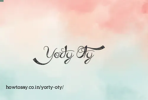 Yorty Oty