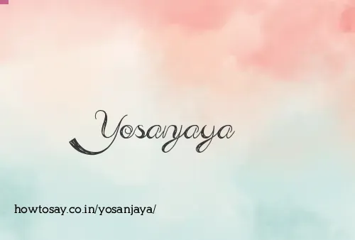 Yosanjaya