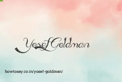 Yosef Goldman