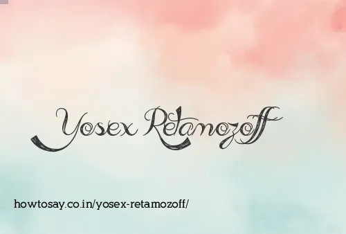 Yosex Retamozoff