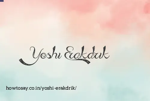 Yoshi Erakdrik