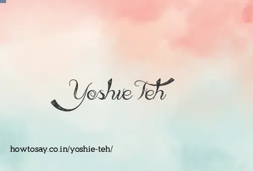 Yoshie Teh