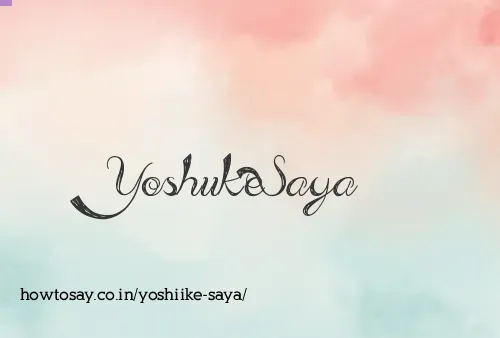 Yoshiike Saya