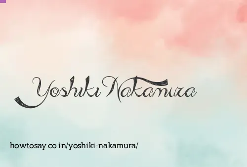 Yoshiki Nakamura