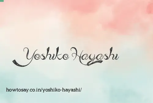 Yoshiko Hayashi