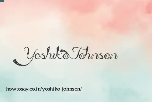 Yoshiko Johnson