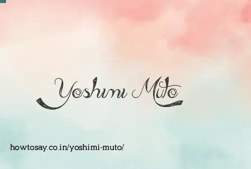 Yoshimi Muto