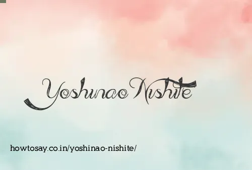 Yoshinao Nishite