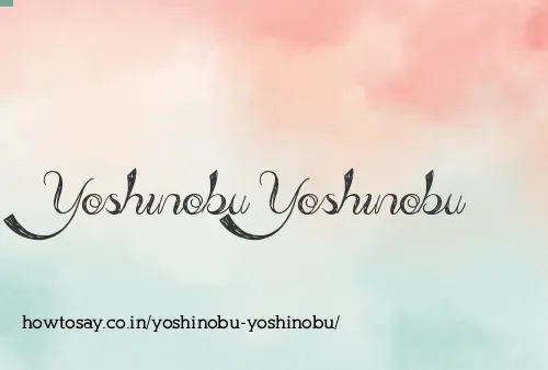 Yoshinobu Yoshinobu