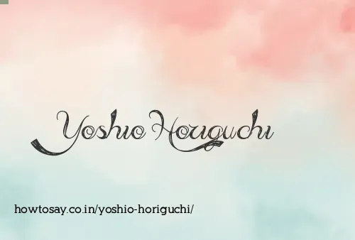 Yoshio Horiguchi