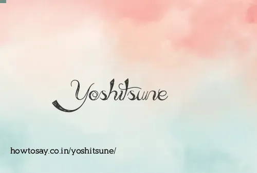 Yoshitsune