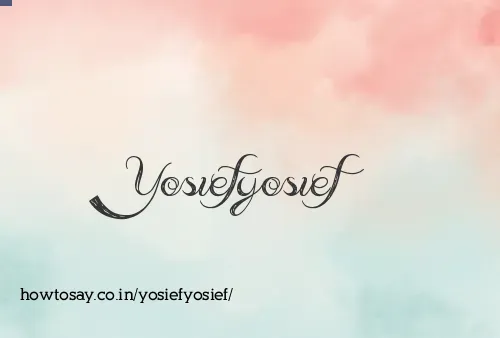 Yosiefyosief