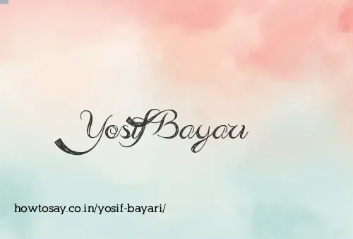Yosif Bayari