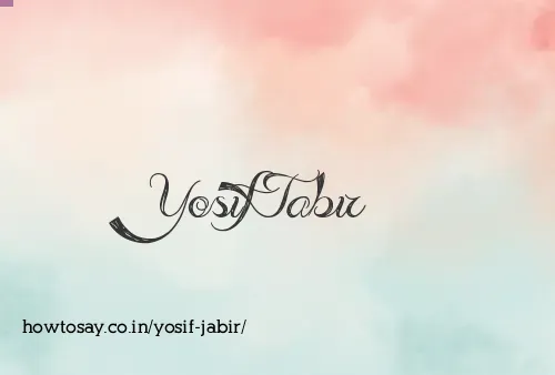 Yosif Jabir