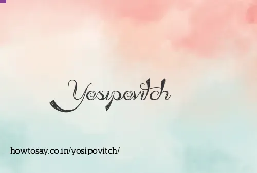 Yosipovitch