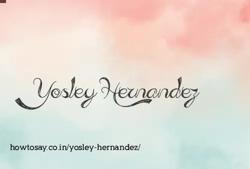 Yosley Hernandez