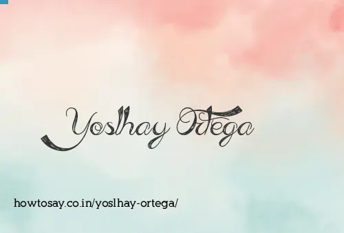 Yoslhay Ortega