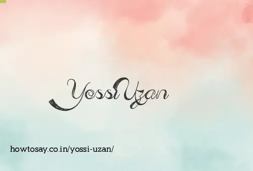 Yossi Uzan