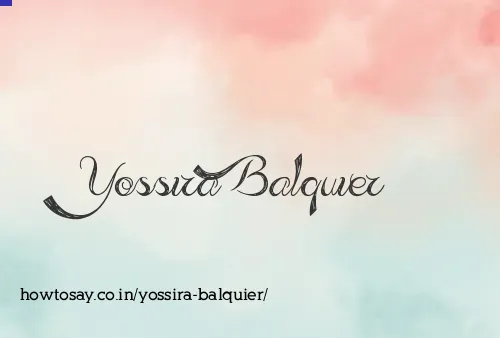 Yossira Balquier