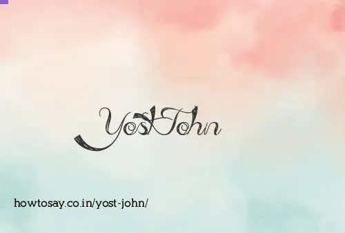 Yost John