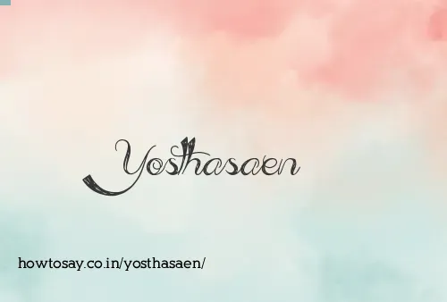 Yosthasaen