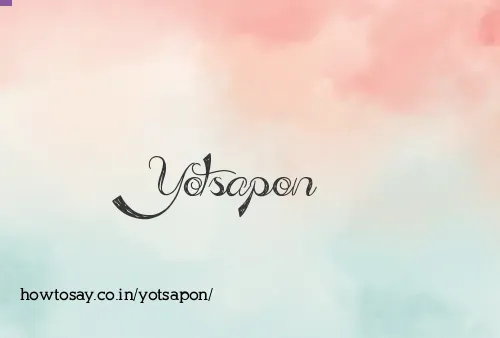 Yotsapon
