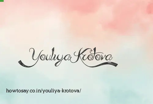 Youliya Krotova