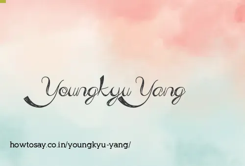 Youngkyu Yang