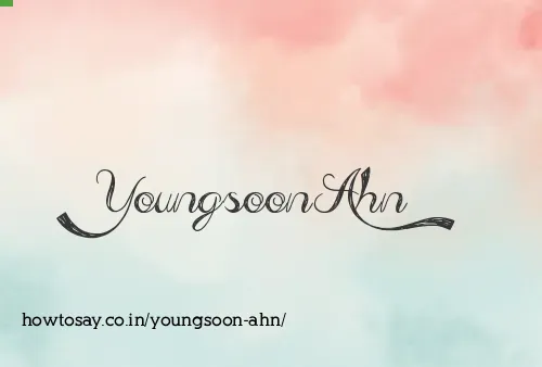 Youngsoon Ahn