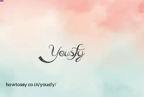 Yousfy