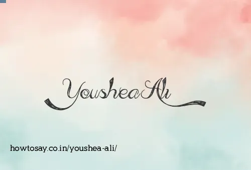 Youshea Ali