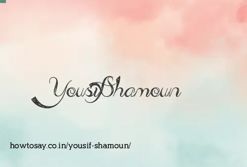 Yousif Shamoun