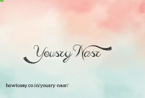 Yousry Nasr