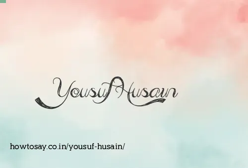 Yousuf Husain