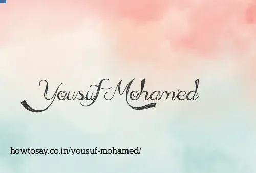 Yousuf Mohamed