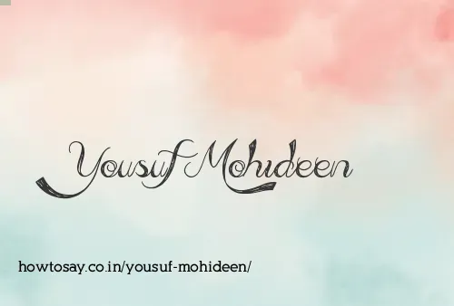 Yousuf Mohideen