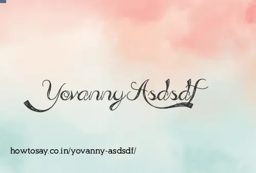 Yovanny Asdsdf
