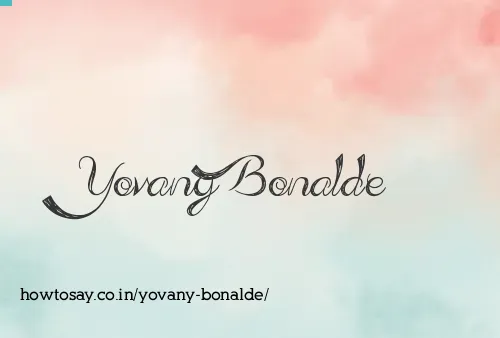 Yovany Bonalde