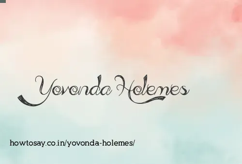 Yovonda Holemes