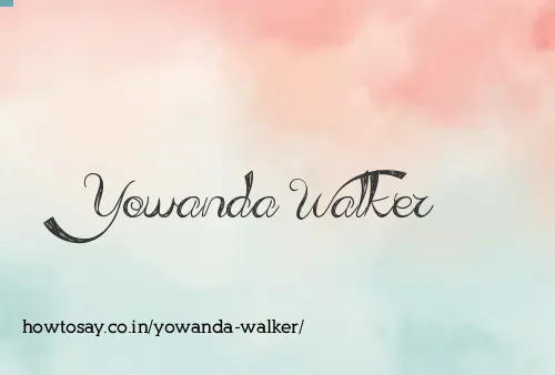 Yowanda Walker